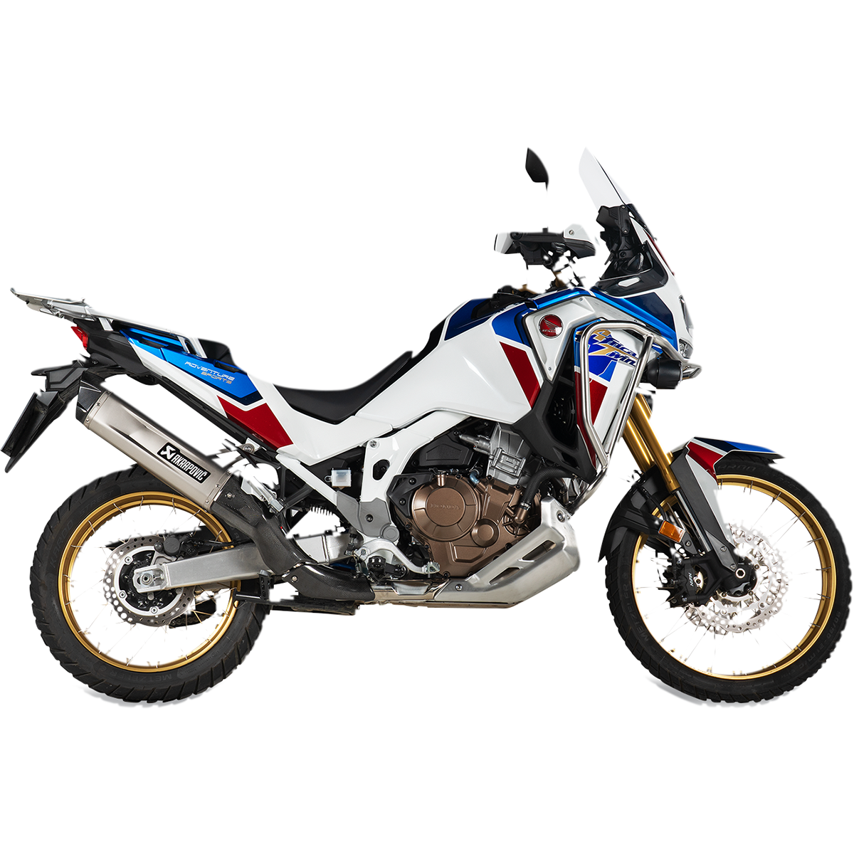 Akrapovic Slip-On Exhaust - 2020-2023 Honda Africa Twin / Adventure Sport ES