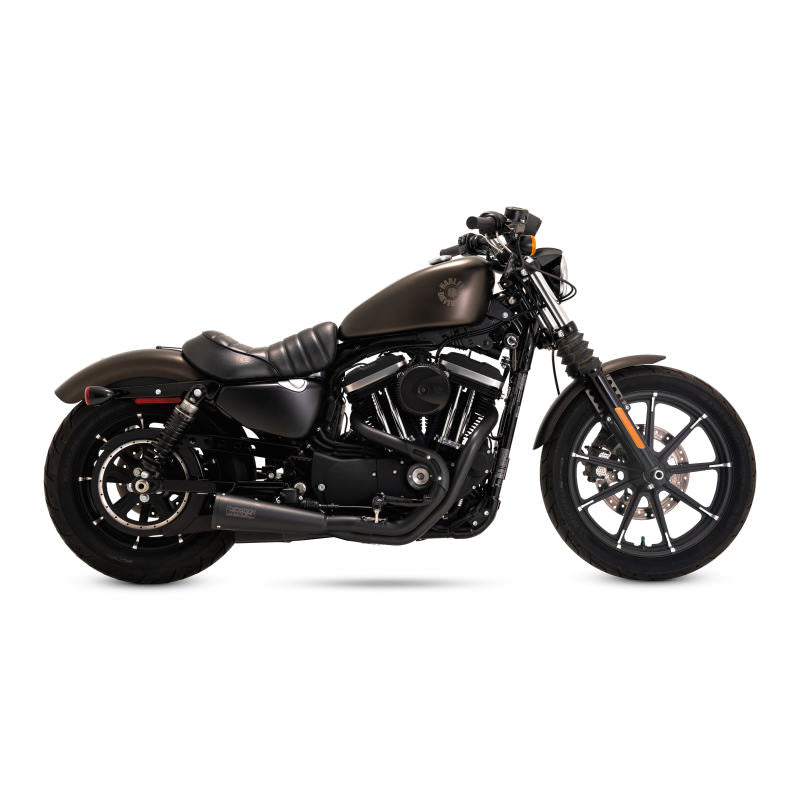 Vance & Hines 2004-2022- Harley Davidson Sportsters Stainless 2-1 Upsweep Exhaust Black