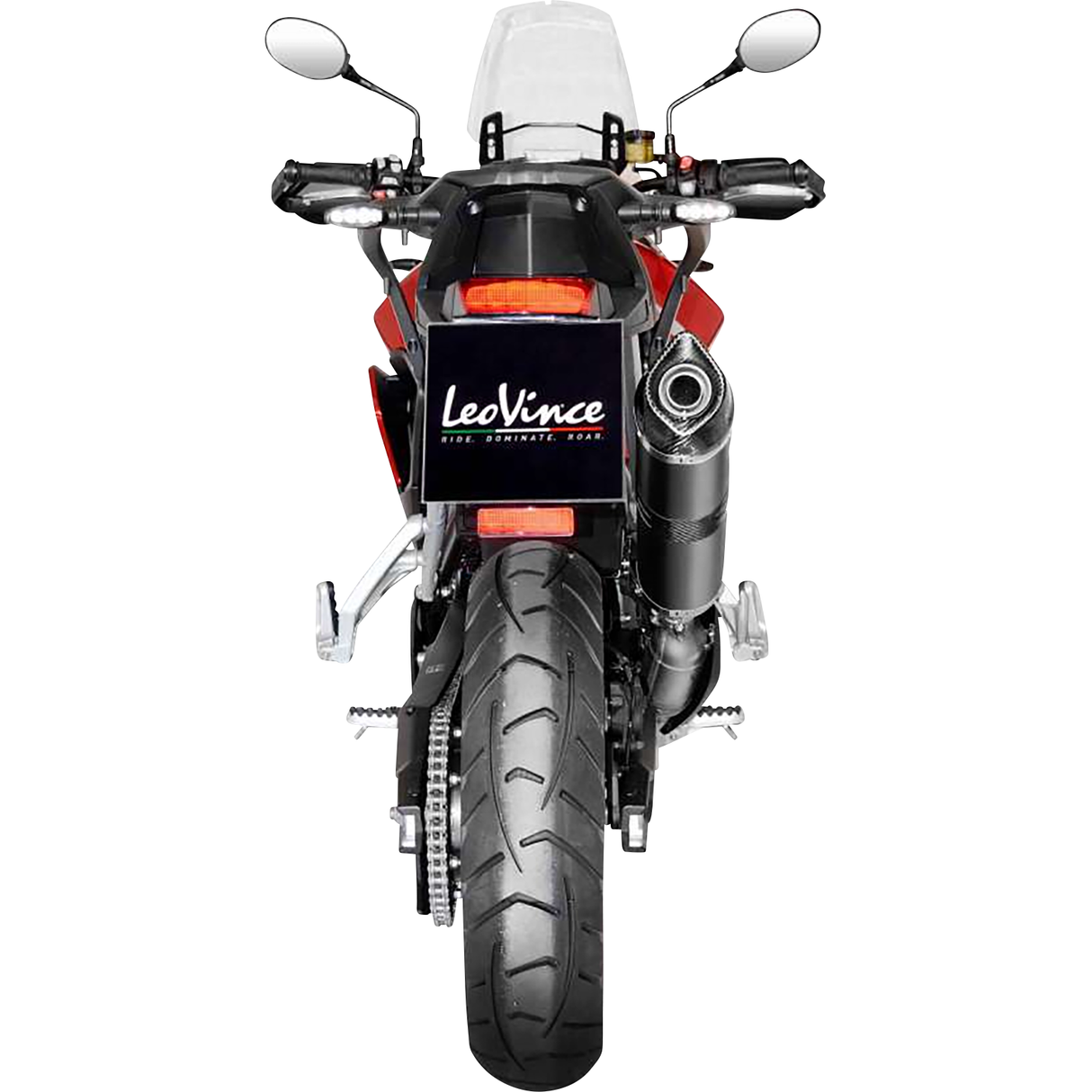 LeoVince LV One Evo Slip-On Exhaust - 2020-2023 Triumph Tiger 900 / GT / Rally