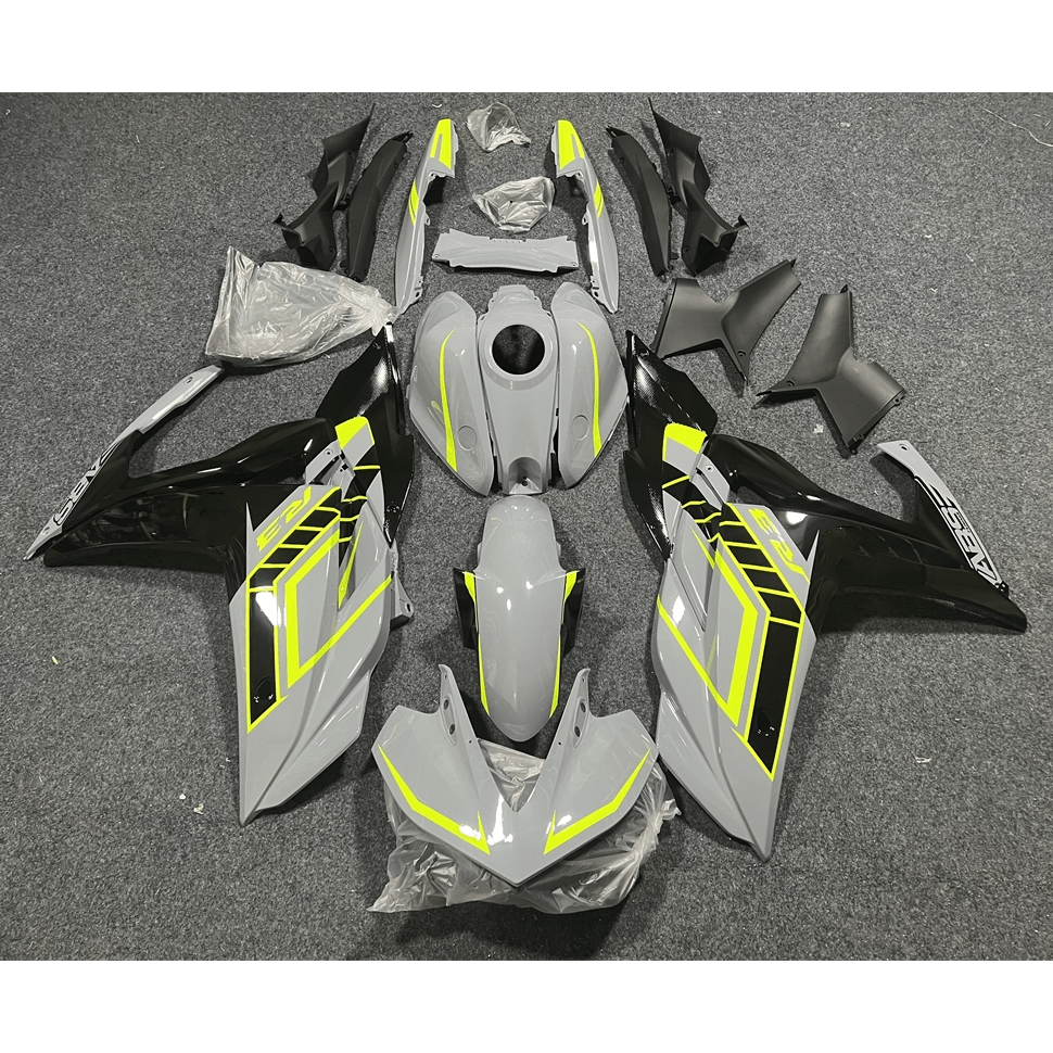 Yamaha YZF-R3 2014-2018 R25 2015-2017 Grey&fluorescent Yellow Fairing Kit