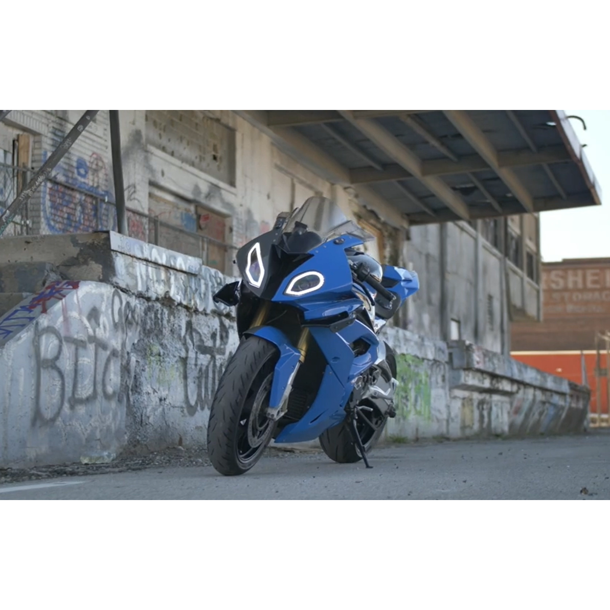 2017-2018 BMW S1000RR Nardo Gray & Blue Fairing Kit