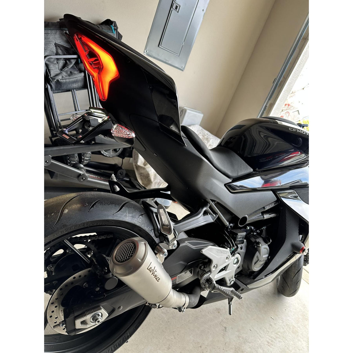 LeoVince LV-10 Slip-On Exhaust -2023-2025 CF Moto 450SS/450SR