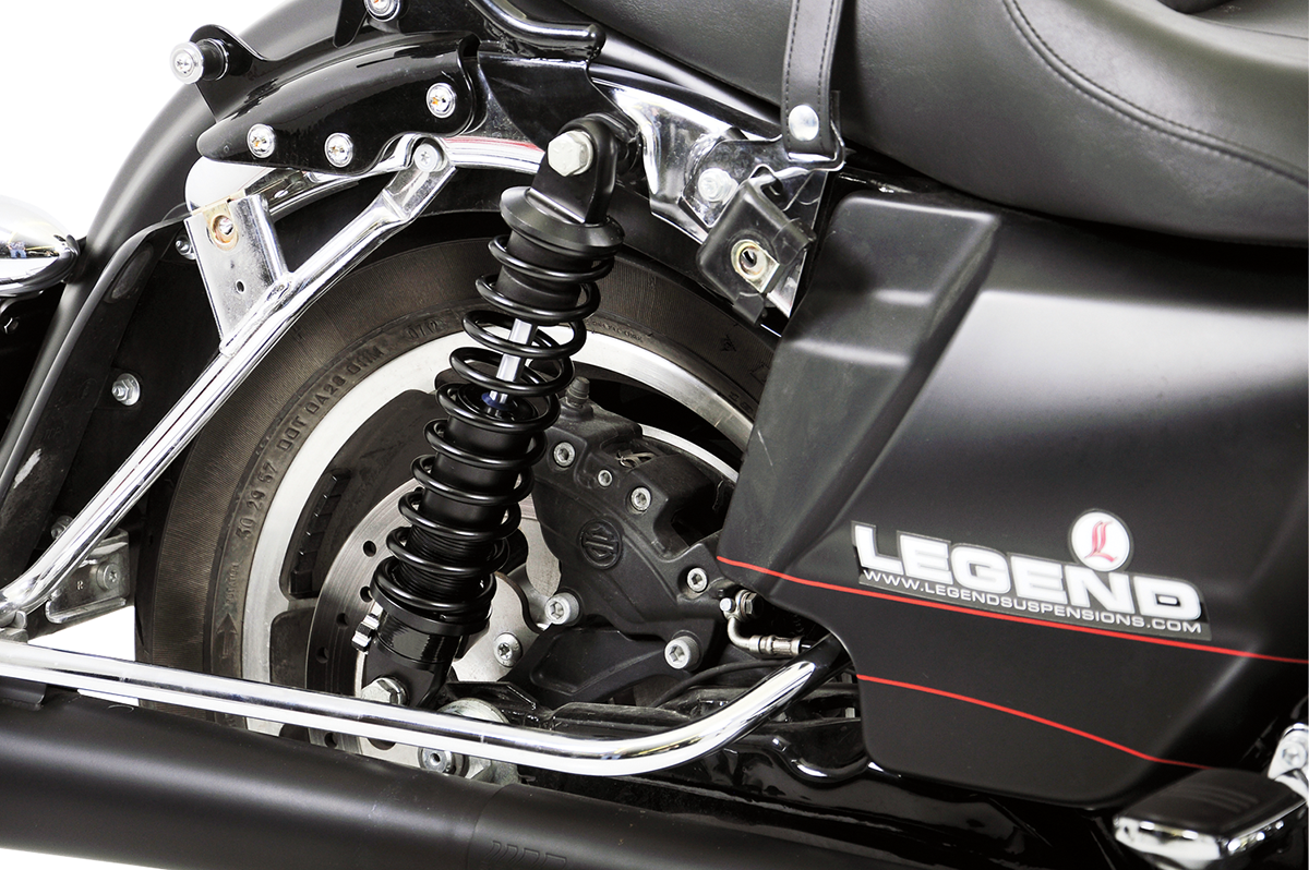 Legend Suspension - 1999-2024 Harley Touring Models - REVO Coil 12" Black Shocks