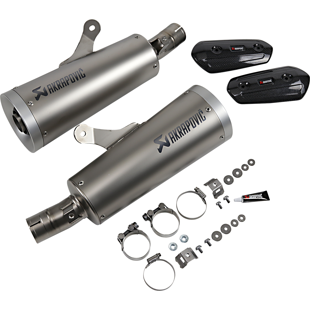 Akrapovic Slip-On Exhaust - 2009-2020 Yamaha V-Max