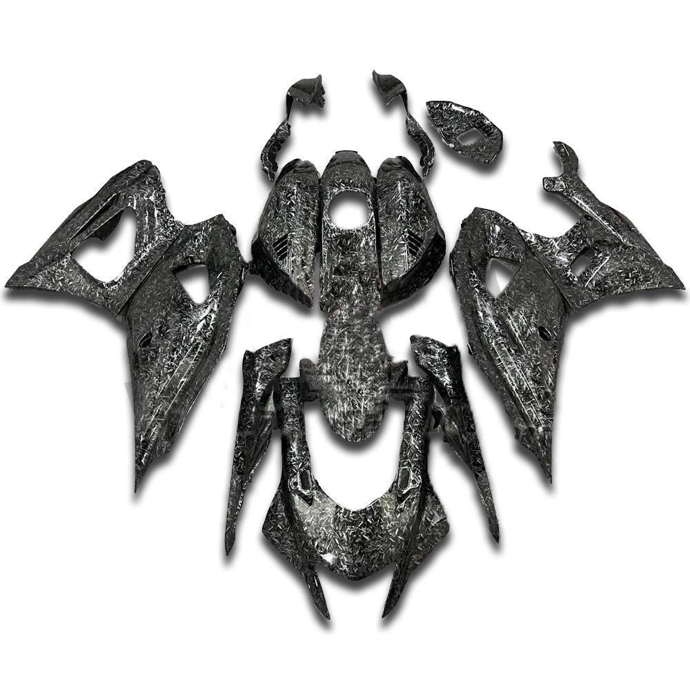 2021-2024 - Yamaha YZF-R7 Carbon Fiber Marble Black Fairing Kit