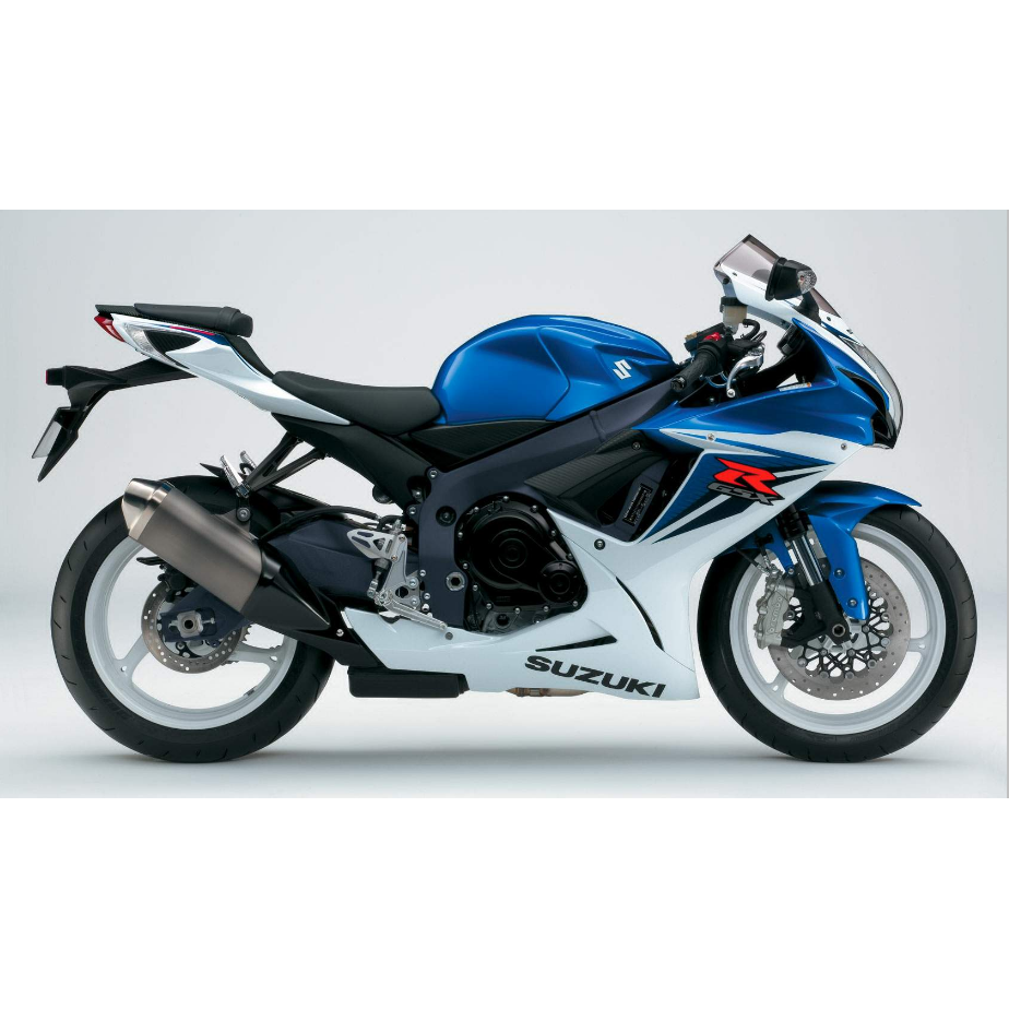 2011-2024 Suzuki GSXR 600/750 Blue White Fairing Kit
