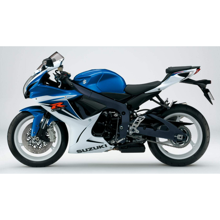 2011-2024 Suzuki GSXR 600/750 Blue White Fairing Kit