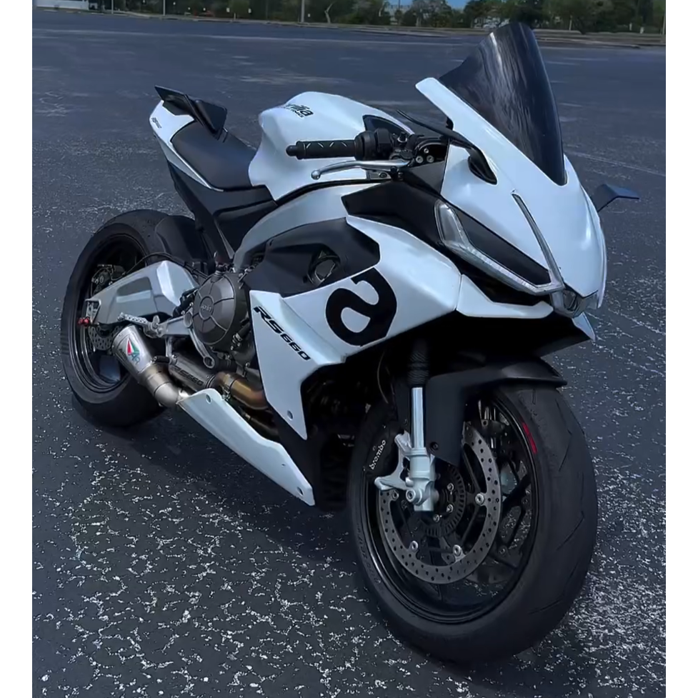 2020-2024 Aprilia RS660 White Logo Fairing Kit