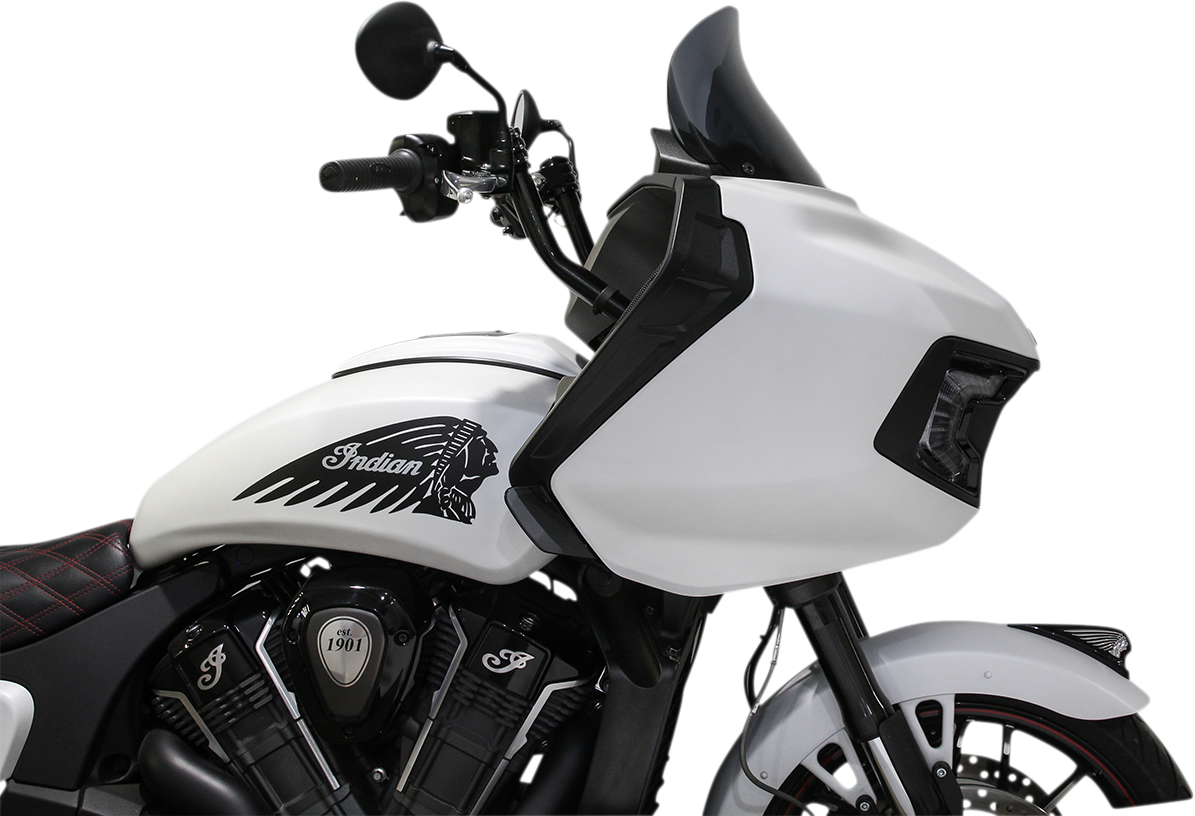 Klock Werks - 2020-2023 Indian Challenger - 11" Flare Windshield - Dark Smoke