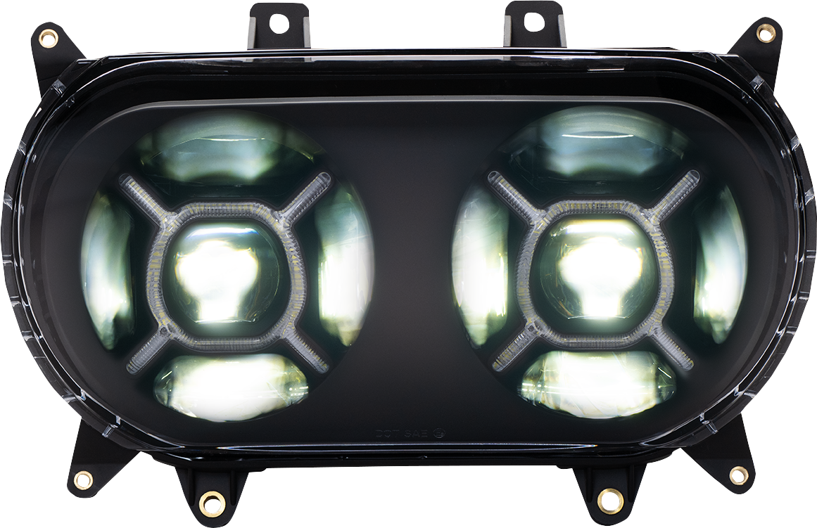 Custom Dynamics - 2015-2024 Harley Davidson RoadGlide - Double-X Led Headlights