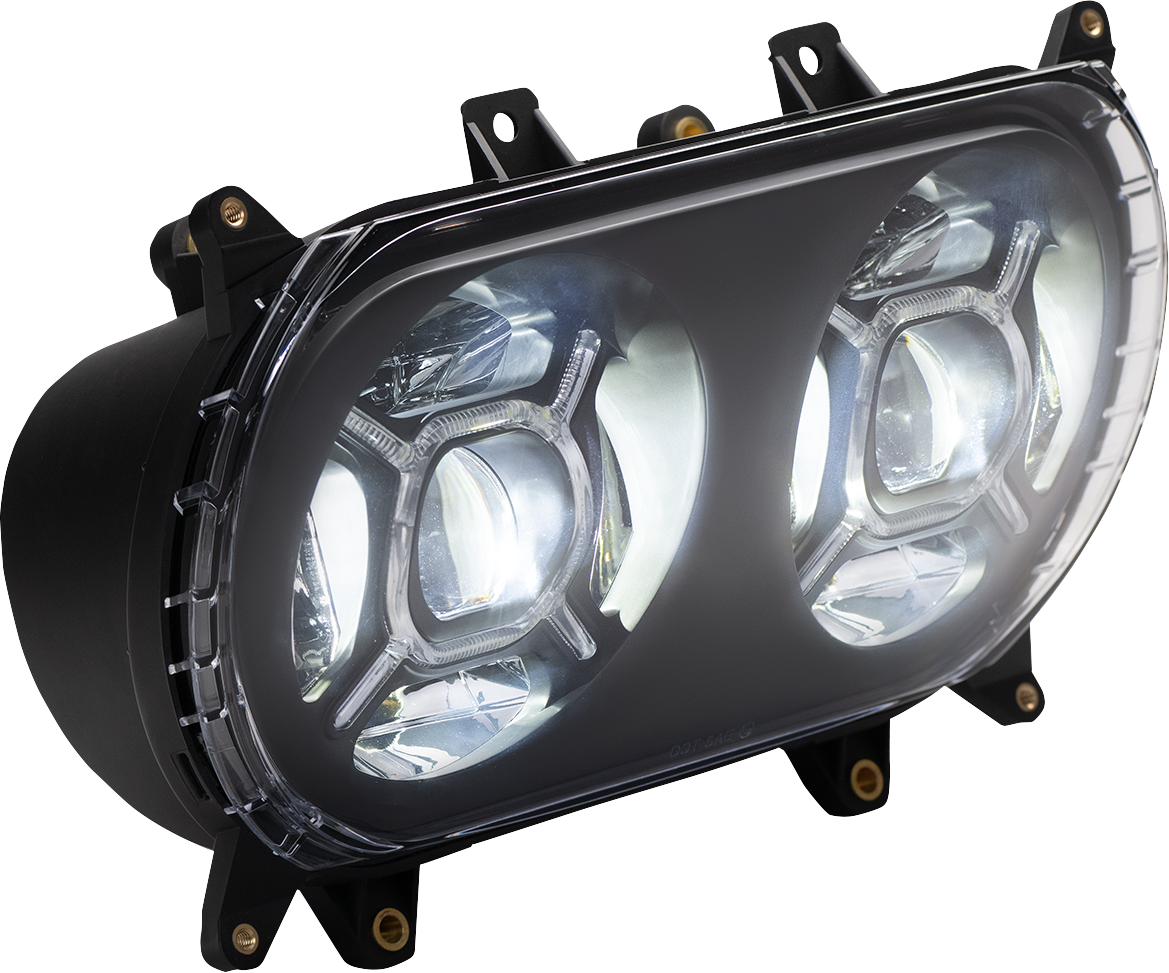 Custom Dynamics - 2015-2024 Harley Davidson RoadGlide - Double-X Led Headlights
