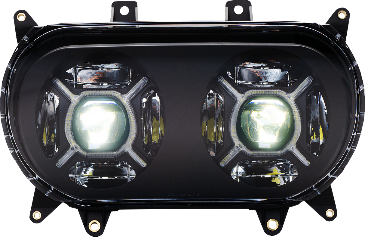 Custom Dynamics - 2015-2024 Harley Davidson RoadGlide - Double-X Led Headlights