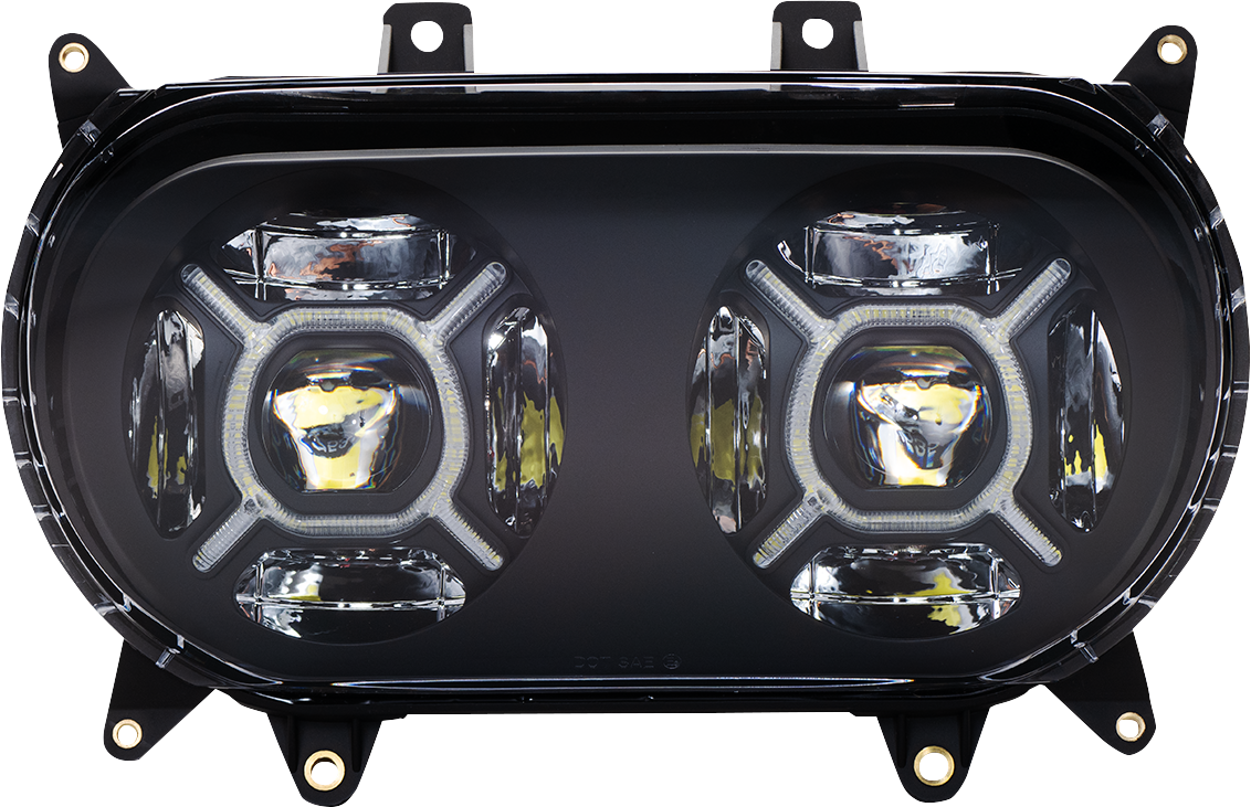 Custom Dynamics - 2015-2024 Harley Davidson RoadGlide - Double-X Led Headlights