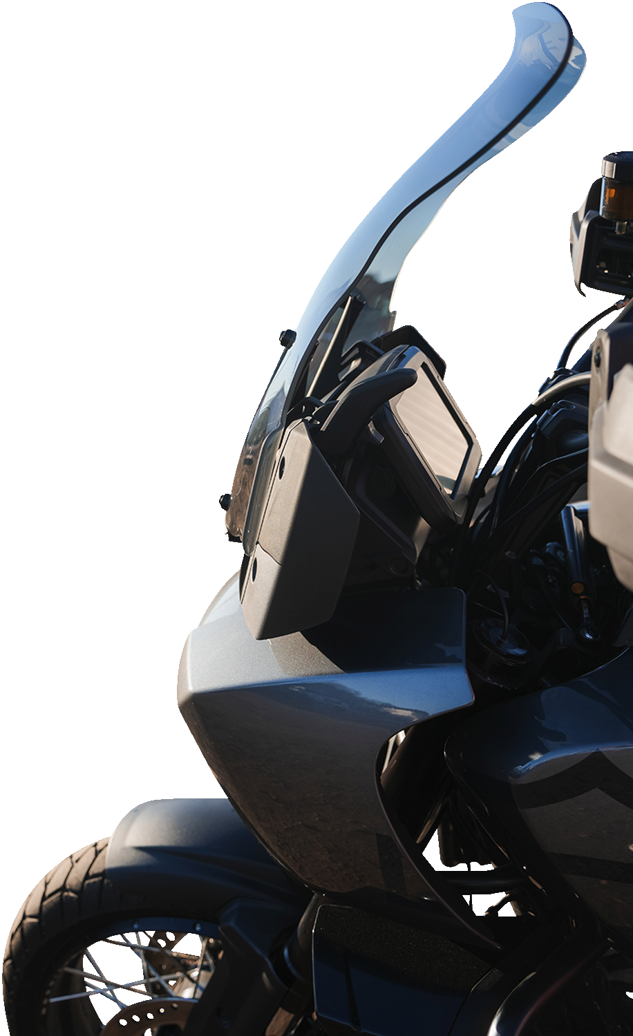 Klock Werks - 2021-2023 Harley Davidson- 15.5" Pan America Tint Flare* Windshield