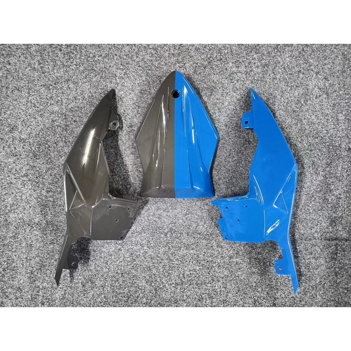 2017-2018 BMW S1000RR Nardo Gray & Blue Fairing Kit