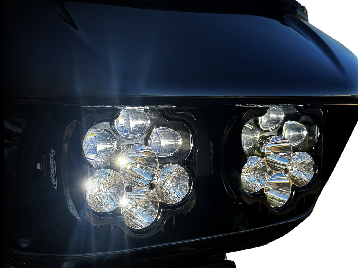 Custom Dynamics - 2015-2025 Harley Davidson Road Glide- Shark Demon® 2 Performance Headlight Kit
