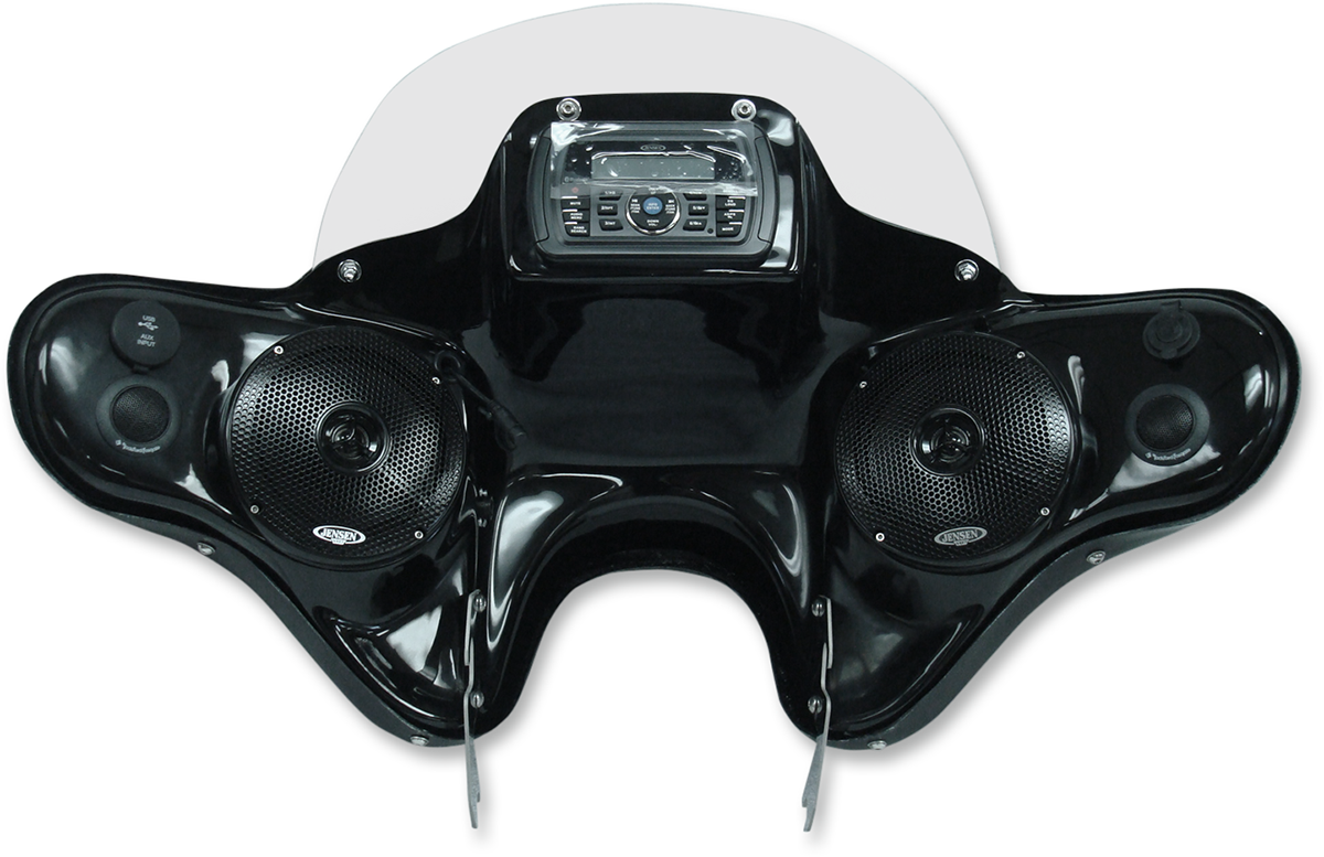 Hoppe Industries - 1988-2019 Harley Davidson - XLS40 Fairing W/ Radio & Speakers