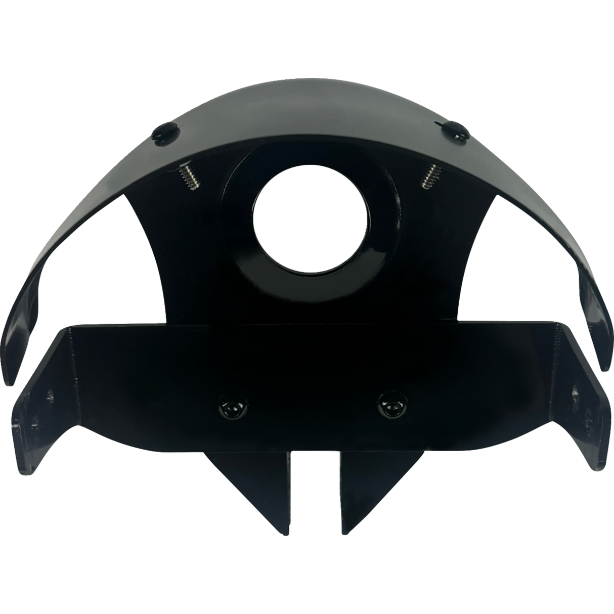 Custom Dynamics LED Headlight - Shark Demon 2 - Pedestal Mount 1999-2022 Dyna, Sportster, Softail Models