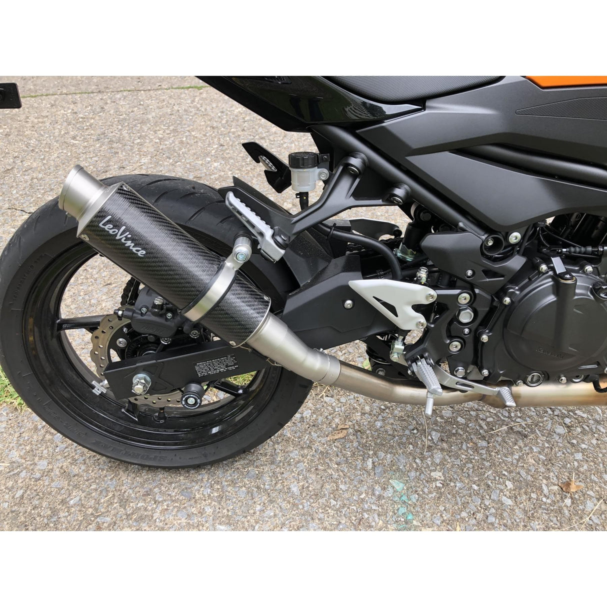 LeoVince GP Corsa Slip-On Exhaust - 2018-2025 Kawasaki Ninja 400 / Z400 / Ninja 500 / Z500