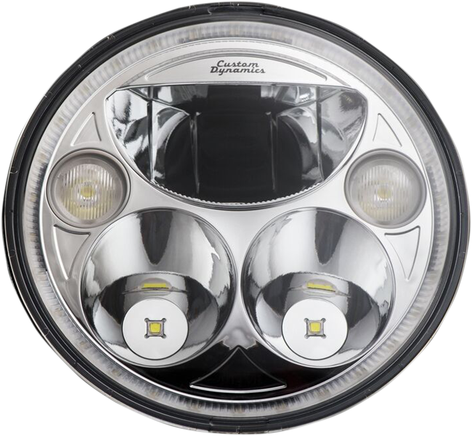 Custom Dynamics - 2015-2021 Indian - 7" TruBEAM Headlamp - Chrome