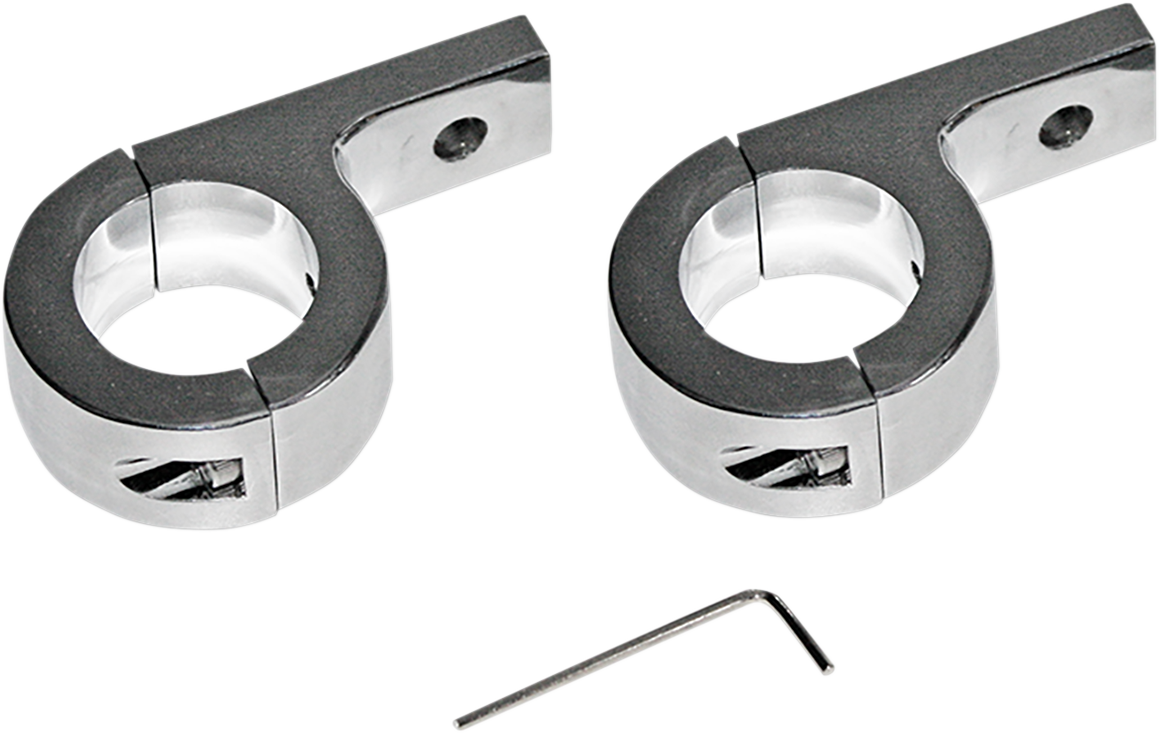 Custom Dynamics - ProBEAM® Accessory Mounting Clamp Kit for 1-1/4" Tube - Chrome