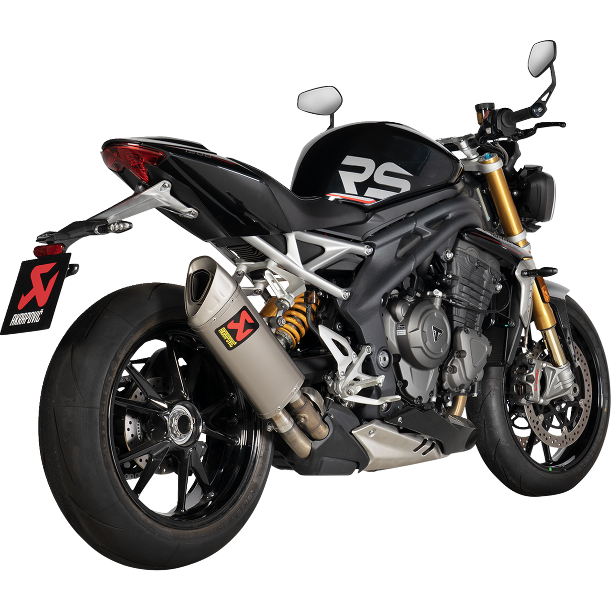 Akrapovic Slip-On Exhaust - 2021-2024 Triumph Speed Triple 1200 RS / RR