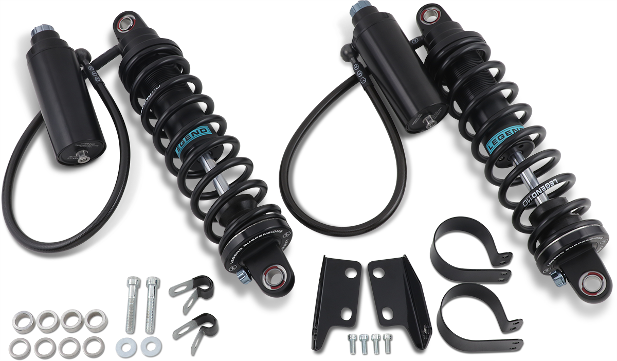 Legend Suspension - 2014-2024 Harley Touring - Revo Arc Remote Reservoir Shocks