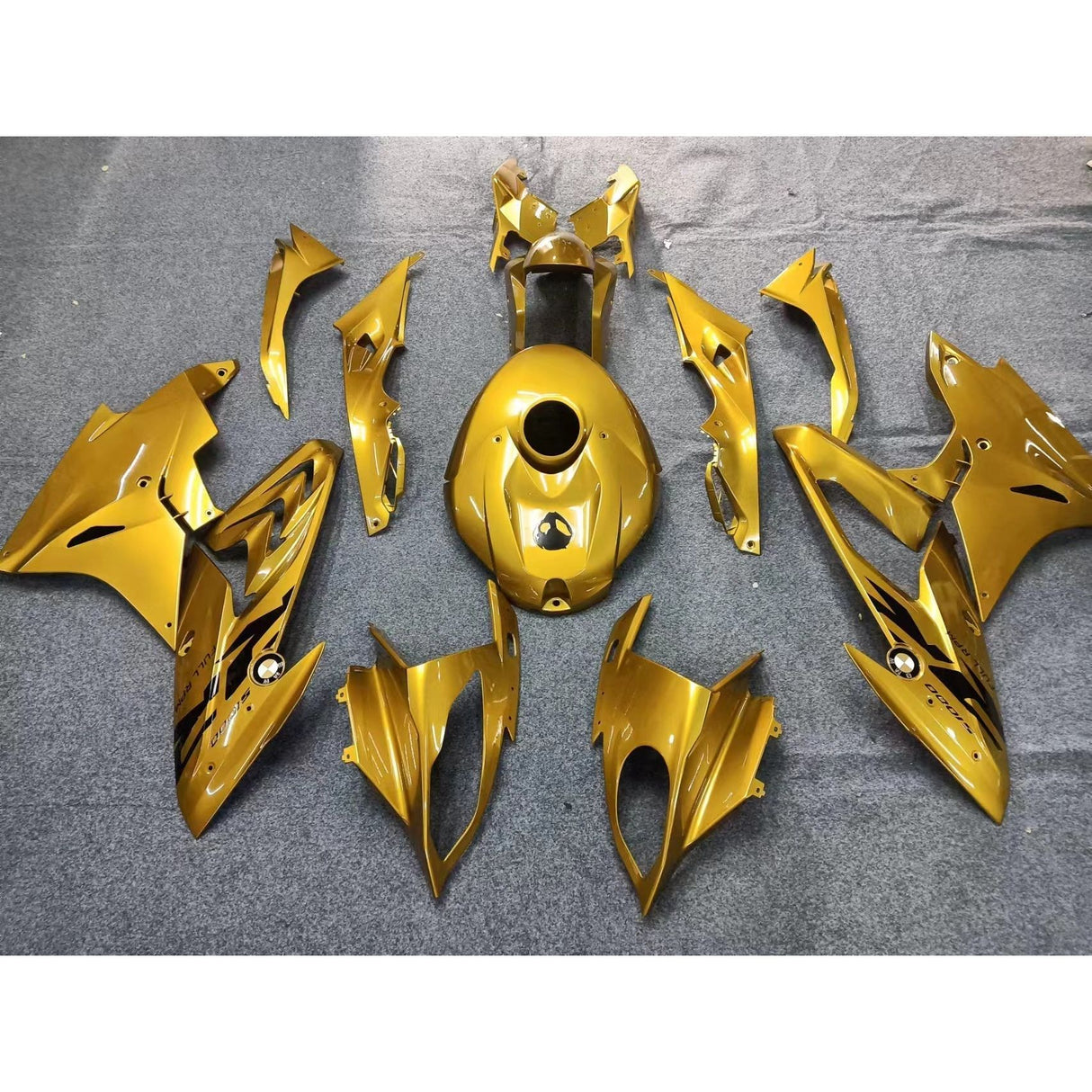 2017-2018 BMW S1000RR All Golden Fairing Kit