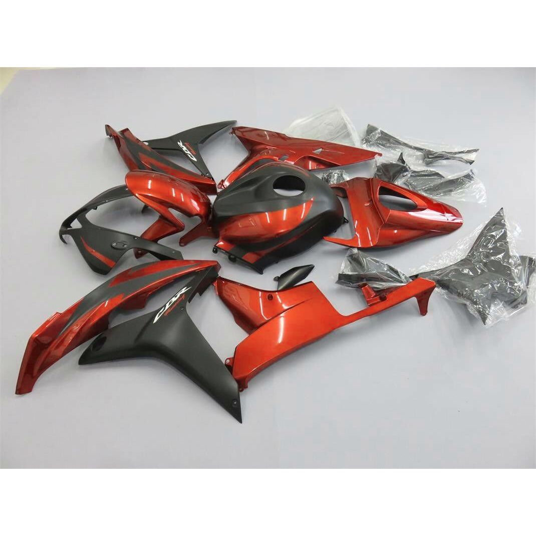 2007-2008 CBR600RR Honda Fairing Orange&Black Kit