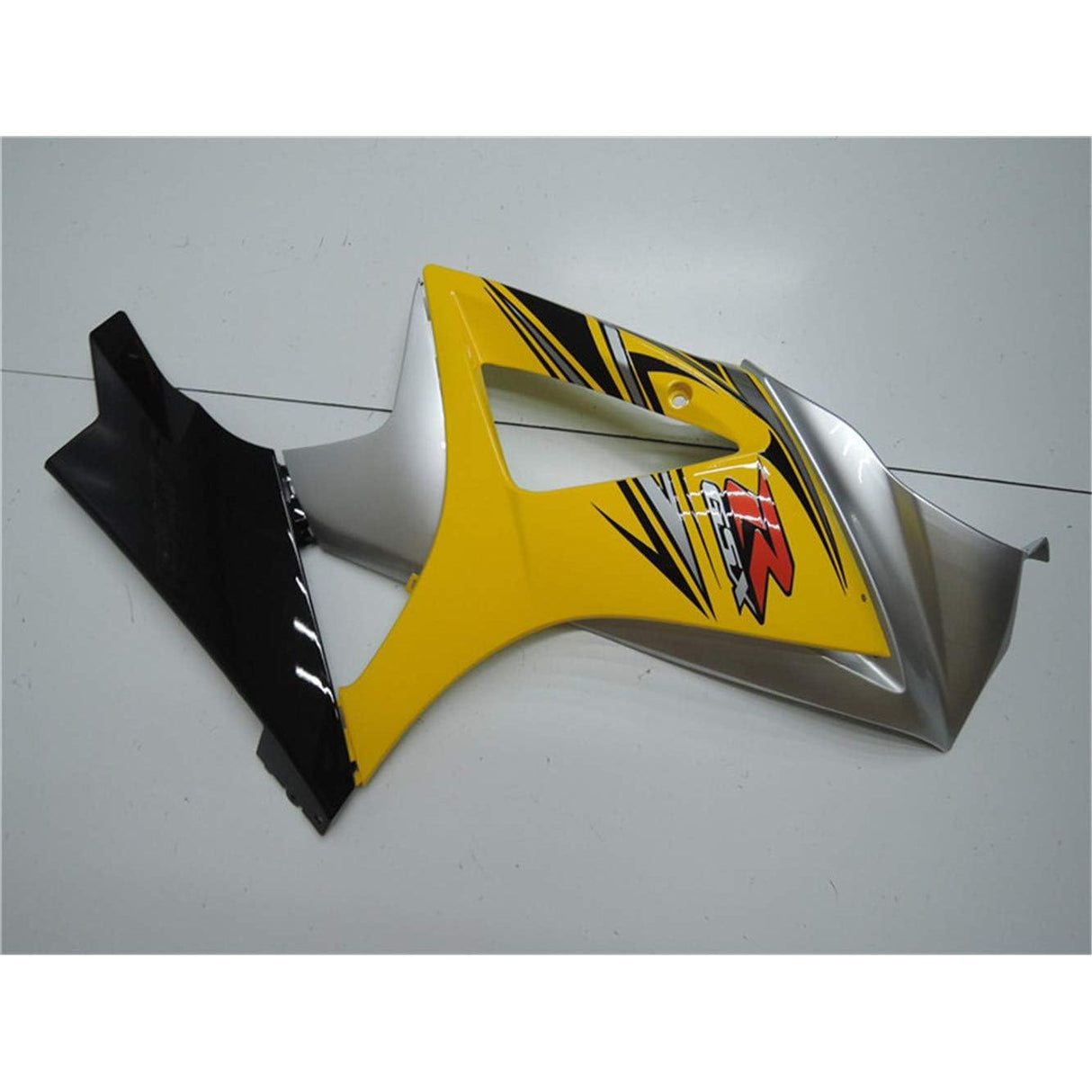 2007-2008 Suzuki GSXR 1000 Yellow Silver Black Fairing Kit