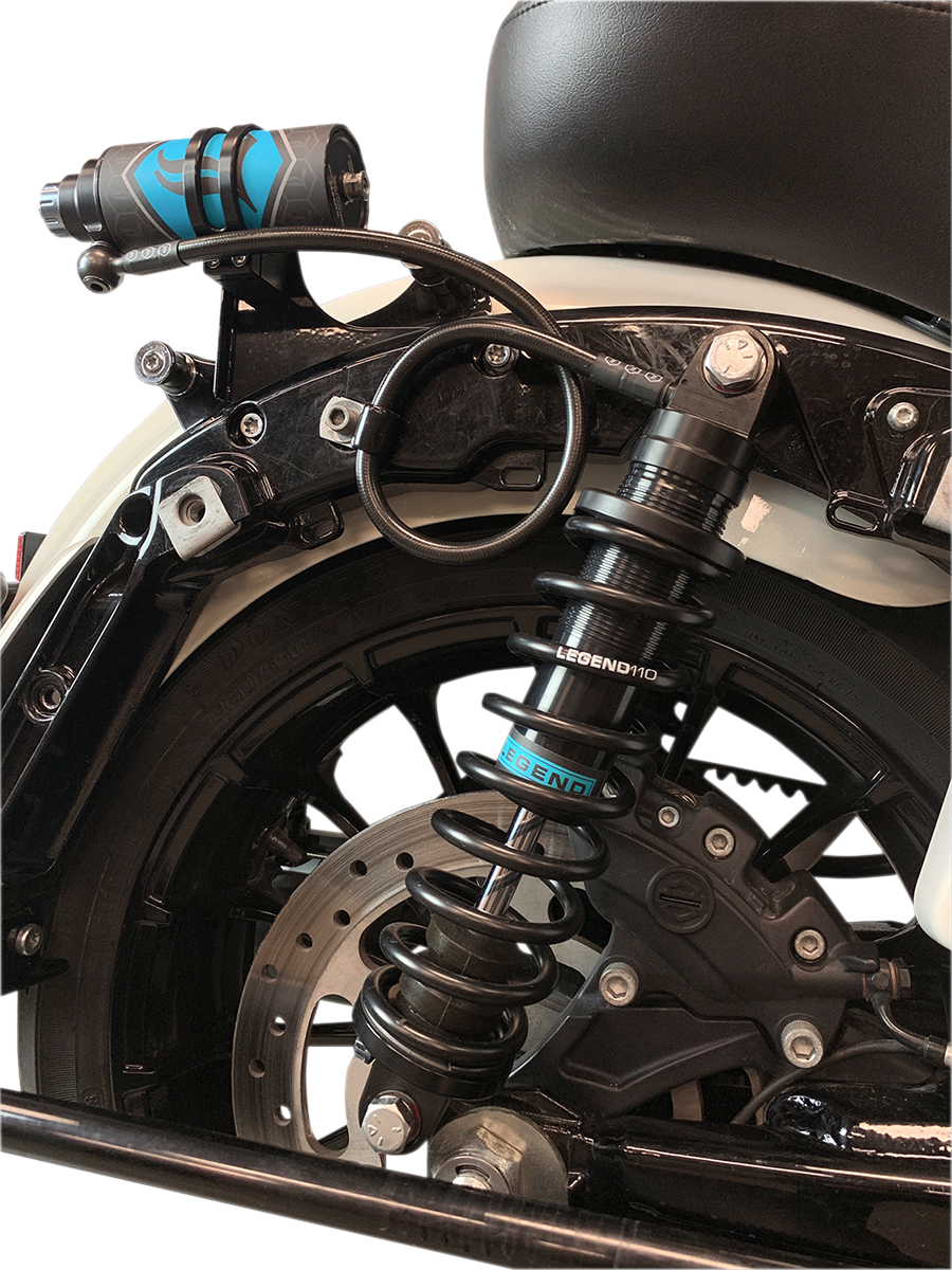 Legend Suspension - 2009-2024 Harley Touring Models - Revo Arc External Reservoir Mount