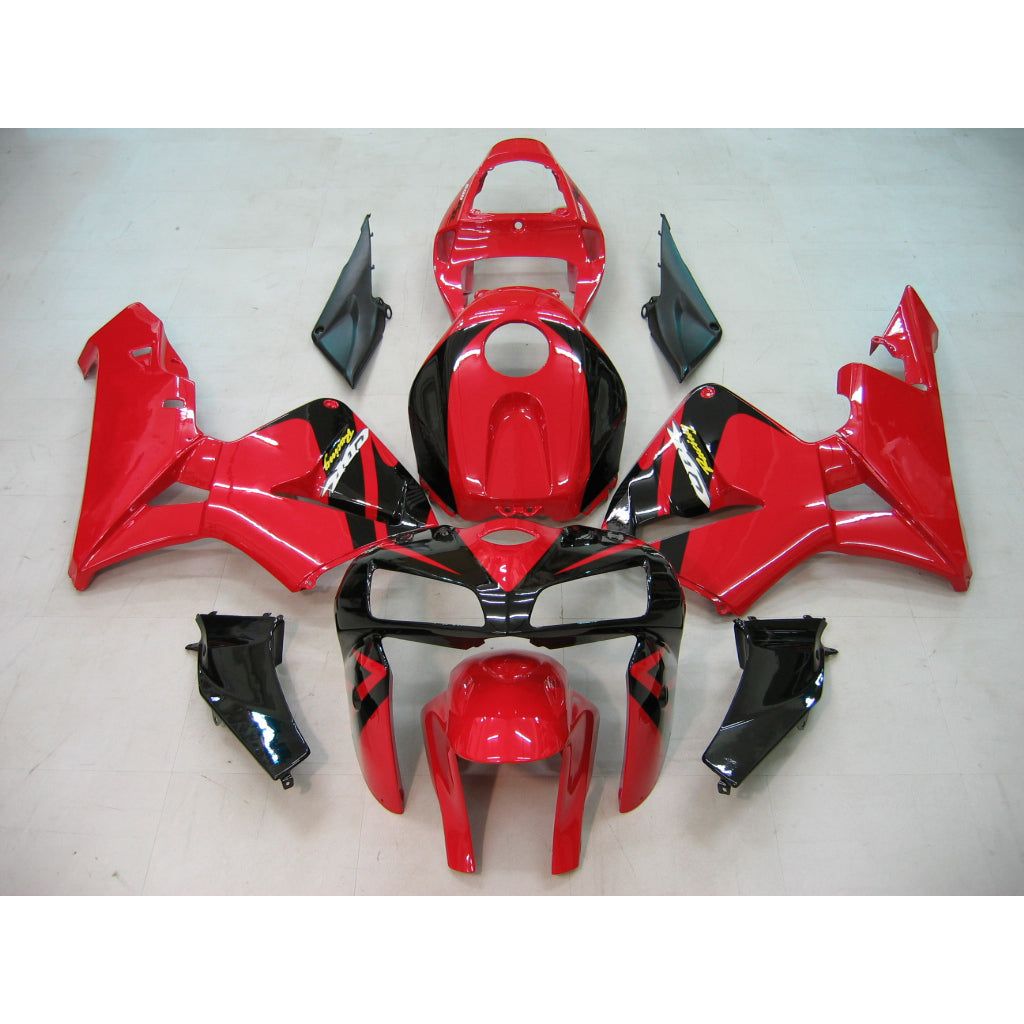 2005-2006 CBR600RR Honda Fairing F5 Red Kit