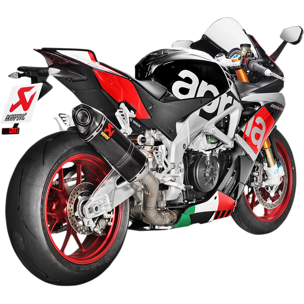 Akrapovic Slip-On Exhaust - 2015-2016 Aprilia RSV4 RR / RF