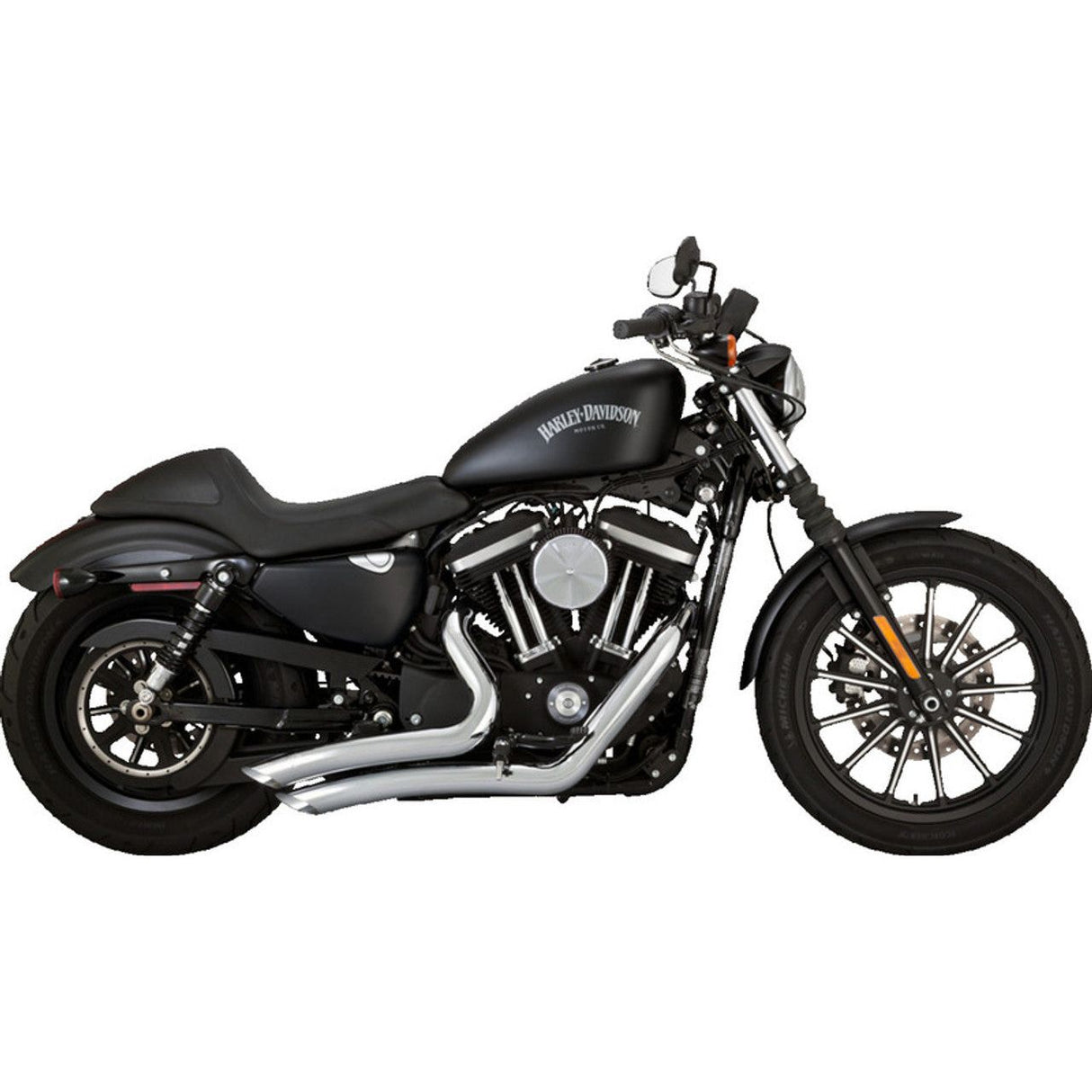 Vance & Hines 2014-2022- HD Sportster Big Radius 2-2 Chrome PCX Full System Exhaust