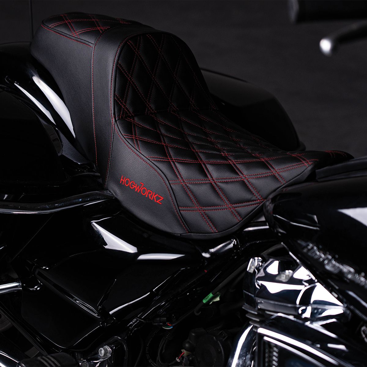 HogWorkz - Rise Up Seat for 2008-2024 Harley Touring