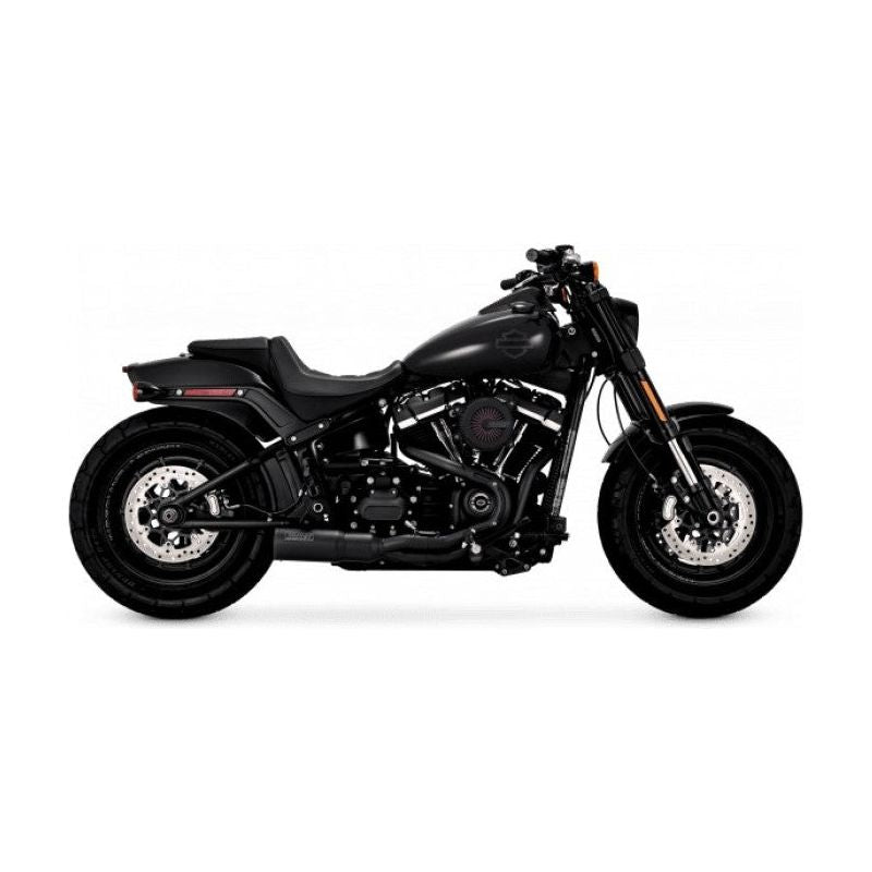 Vance & Hines 2018-2022 Harley Davidson Softail Fat Bob HO 2-1 Black PCX Full System Exhaust