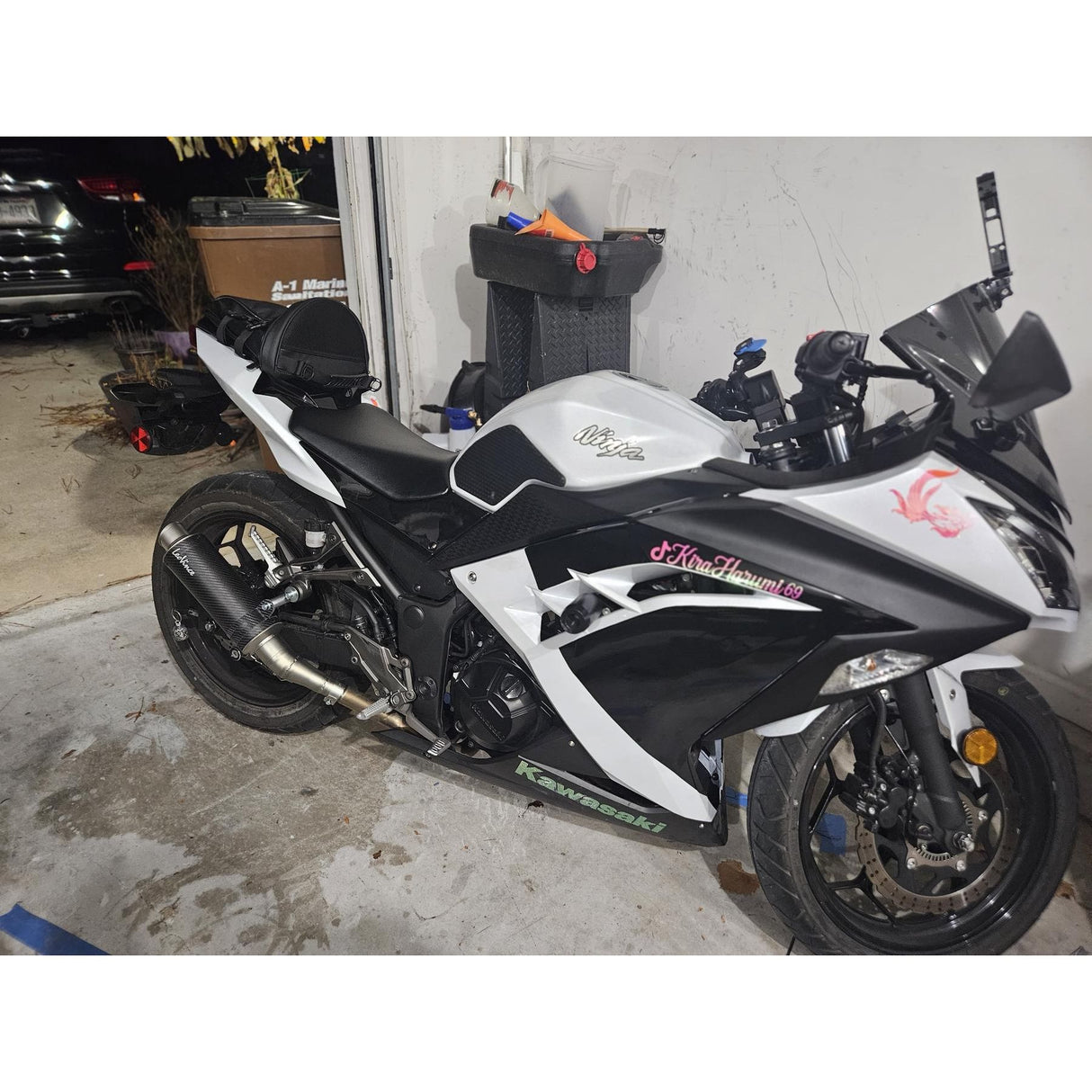 LeoVince GP Corsa Slip-On Exhaust - 2013-2017 Kawasaki Ninja 300