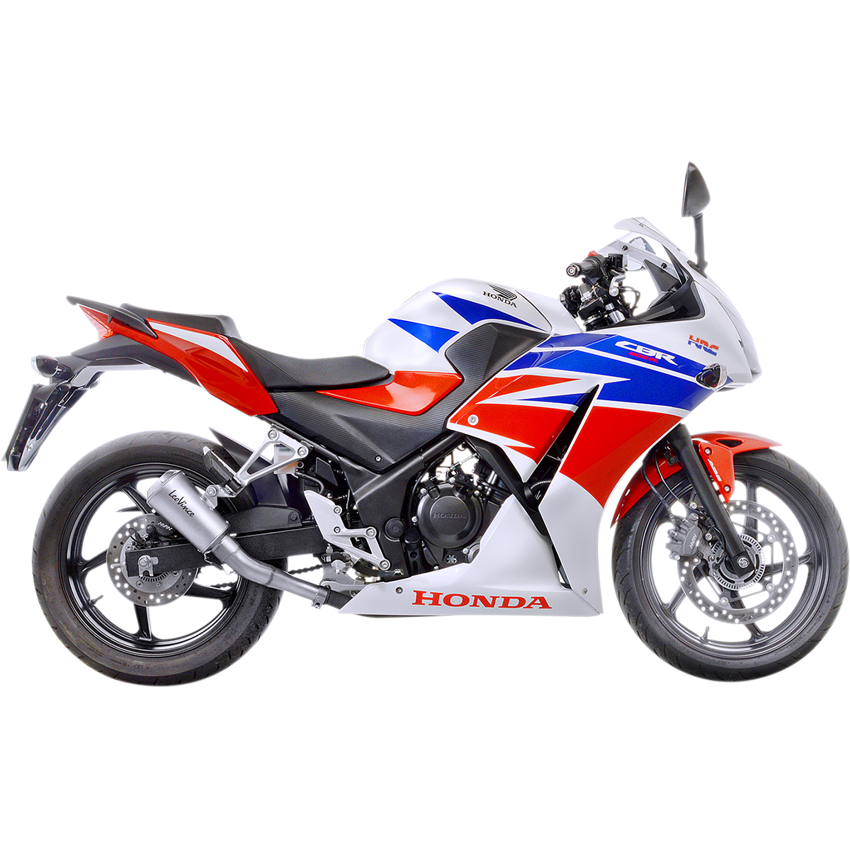 LeoVince LV-10 Slip-On Exhaust - 2015-2021 Honda CBR300R / CB300F
