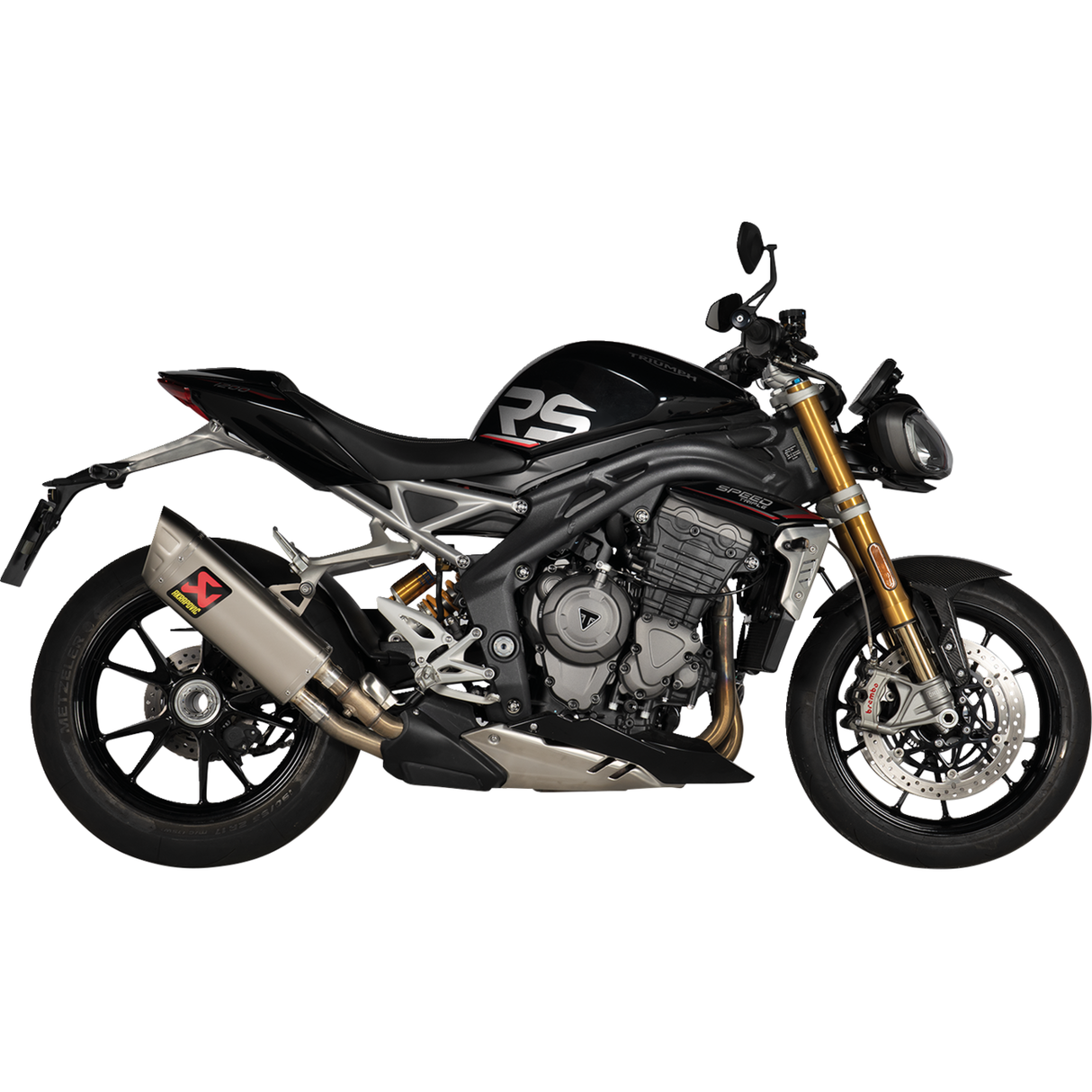 Akrapovic Slip-On Exhaust - 2021-2024 Triumph Speed Triple 1200 RS / RR