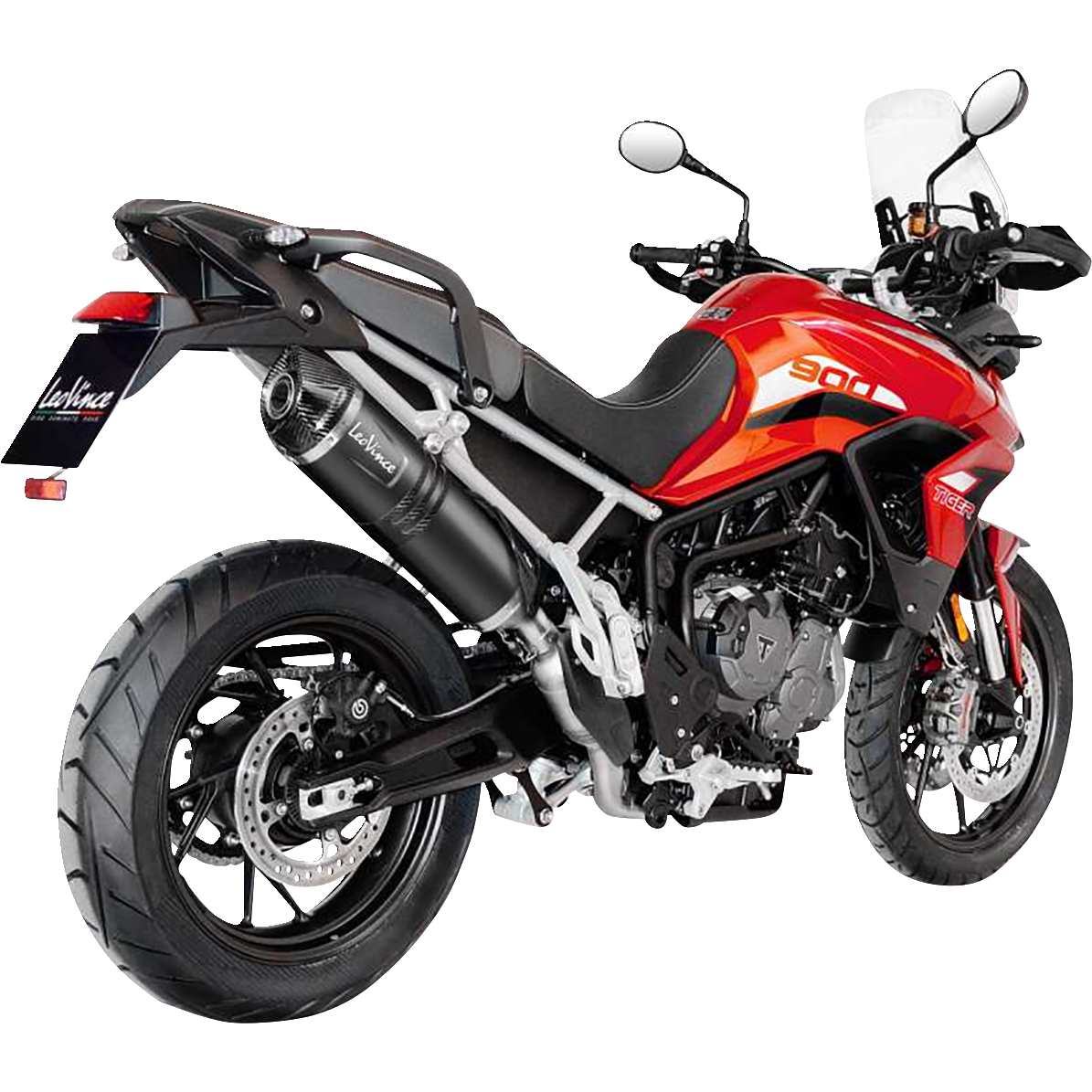 LeoVince LV One Evo Slip-On Exhaust - 2020-2023 Triumph Tiger 900 / GT / Rally