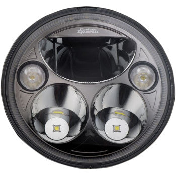 Custom Dynamics - 2015-2021 Indian - 7" TruBEAM Headlamp - Black