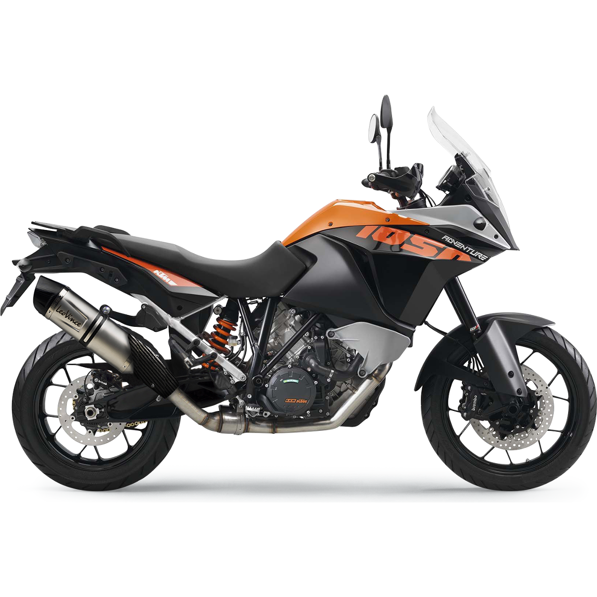LeoVince LV One EVO Slip-On Exhaust KTM 1190 Adventure / R / 1290 Super Adventure 2013-2016