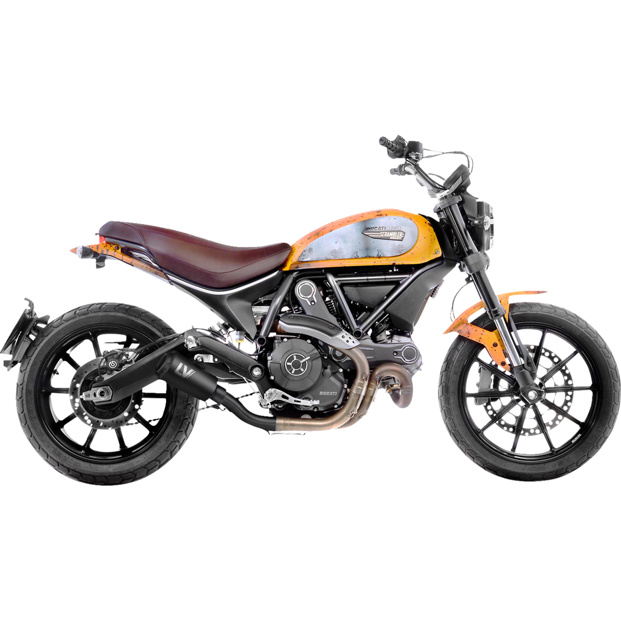 LeoVince LV-10 Slip-On Exhaust - 2015-2021 Ducati Scrambler / Monster 797 / Plus