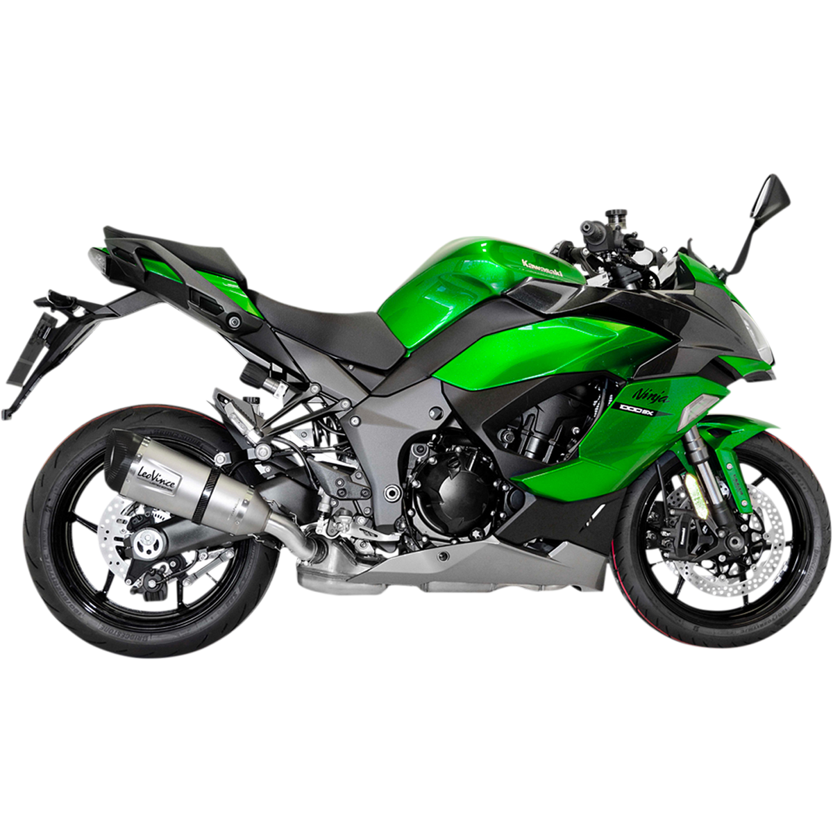 LeoVince Titanium Factory S Muffler - 2020-2024 Ninja 1000SX 14337ST