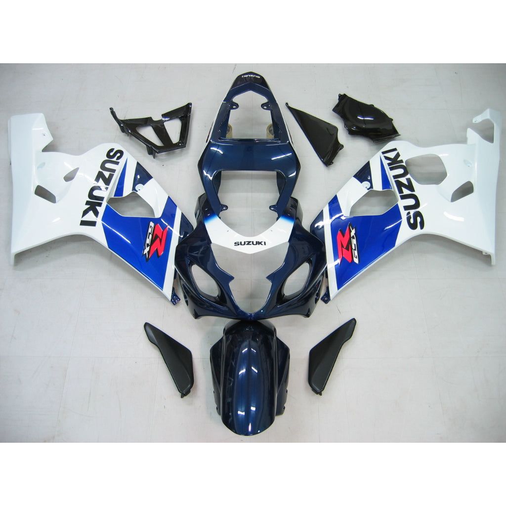 2004-2005 Suzuki GSXR 600/750 Fairing Blue&White Kit