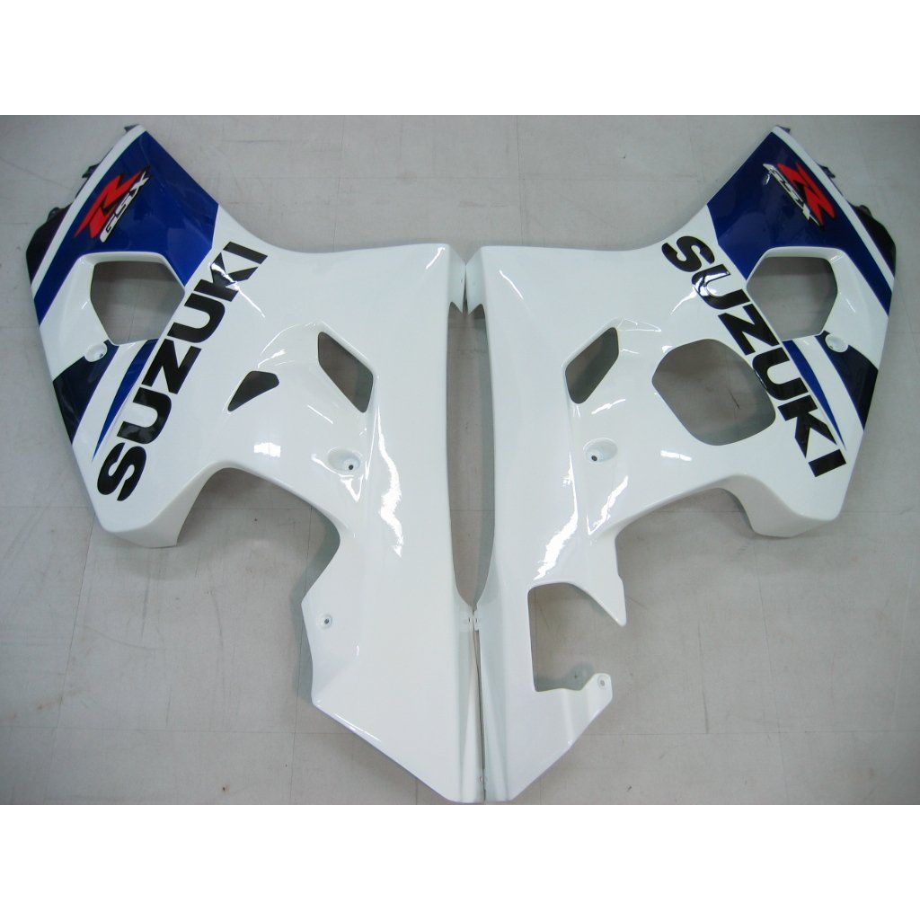 2004-2005 GSXR600/750 Suzuki Fairing Blue&White Kit