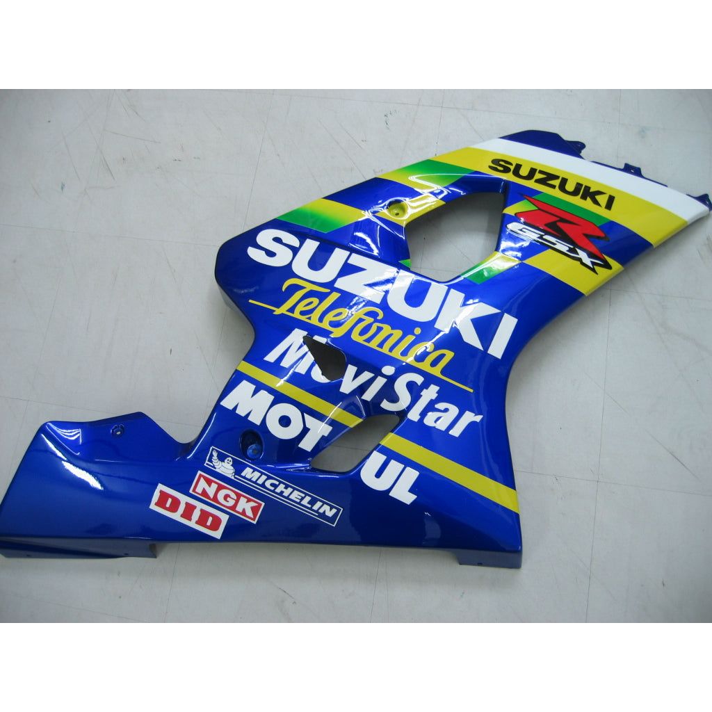 2004-2005 GSXR600/750 Suzuki Fairing Blue Kit