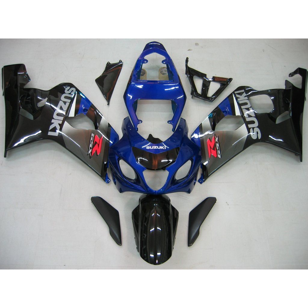 2004-2005 Suzuki GSXR 600/750 Fairing Blue Black Silver GSXR Racing