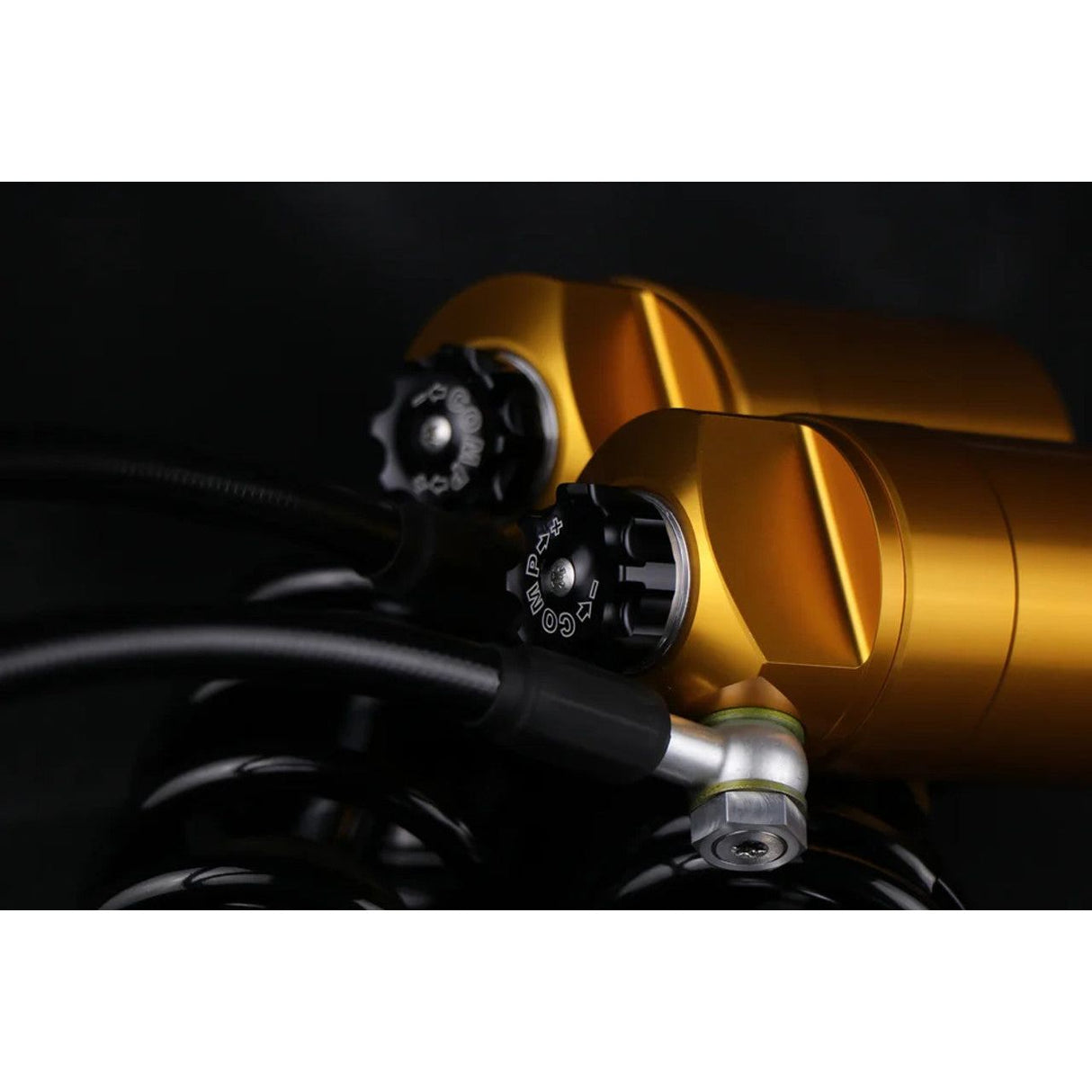 Ohlins - 2014-2024 - Harley Davidson FL Touring STX 36 Twin Blackline 13in Shocks