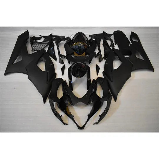 2005-2006 Suzuki GSXR 1000 Glossy Matte Black Fairings